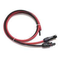 6/4/2,5/1,5mm 10/12/14/16AWG Solarpanel-Verlängerungskabel Schwarz-Rot 30A DC-Steckverbinder PV-Systeme 81-600V