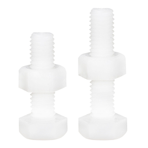 Juego de 2 Piezas de Pernos y Tuercas Hexagonales de Nailon de Alta Calidad M3-M12 con Conjuntos de Tuercas Grado 6 Nindejin - Product Image 4