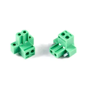 Plug with Ear Positioning Hole Seat 300V 10A 5.08mm Pitch Plug-in Terminal Block KF2EDGKM-5.08-6P/5P/4P/3P/2P