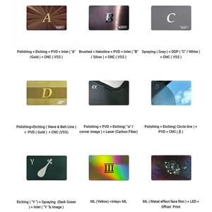 맞춤형 프리미엄 NFC RFID 금속 카드 (VIP 식별 및 기프트 카드용) - Product Image 6