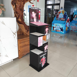 Metal Powder Coated Customizable Cosmetic Beauty Store Lip Gloss <b>Display</b> Stand with Logo Shelves Lipstick Floor <b>Display</b> <b>Rack</b> - Product Image 3
