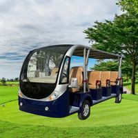 Nouveau design de mini-bus électrique pour le tourisme, 8, 11, 14, 17 places, pour les voyages sur routes non publiques