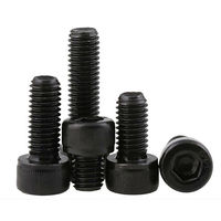 Vis à tête cylindrique à six pans creux en acier inoxydable noir DIN912 M1.6 M2 M2.5 M3 M4 M5 M6 M8 M10 M12
