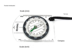 Brújula de Orientación para Senderismo, Excursionismo, Campismo, Lectura de Mapas, Brújula Impermeable para Actividades al Aire Libre, para Niños, Niñas y Mujeres - Product Image 5