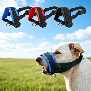 Bozal Ajustable para Perros, Protector Bucal Acolchado y Cómodo, Previene Mordeduras, Ladridos y Comidas Indiscretas - Product Image 1