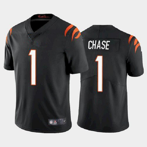 Camisetas de Fútbol Americano de Cincinnati para Hombre, 9 Joe Burrow, 1 Ja'Marr <span class=keywords><strong>Chase</strong></span>, 5 Higgins, Edición Limitada, Cosidas, Transpirables, de Secado Rápido - Product Image 4