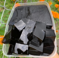 Polvo de Jalea de Hierba Negra Seca de Alta Calidad al Mejor Precio para Preparar Topping para Té de Burbujas con Leche, Venta al Por Mayor