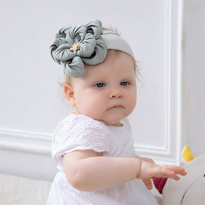 Solid Color 3D Flower Spring Newborn