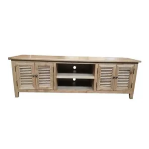 Wholesale Antique Home Entertainment Unit, Solid Cabinet Home Wood TV Stand Wooden