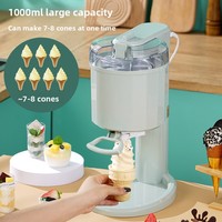Petite machine à crème glacée électrique entièrement automatique avec fonction de fabrication de yaourt, usage domestique, capacité de 1,06 litre, modèle BL1000B