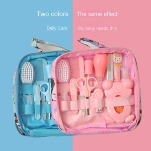 Baby <strong>Care</strong> Cloth Bag Set Baby Nasal Suction Nail Cutters 13 Pieces Cartoon Daily Cleaning Supplies <strong>Care</strong> <strong>Package</strong> - Product Image 3