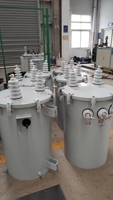 Transformador Monofásico de 25 Kva 50 Kva 11kv 13.2kv a 380v 220v para Montaje en Poste, Tipo Onan, de Cobre, D10