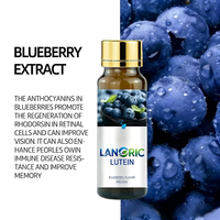 Extrait de Myrtille Lutéine Zéaxanthine Éster Rétinol Protection des Yeux Boisson Complément Alimentaire Vitamine Gouttes Oculaires Liquides à la Myrtille