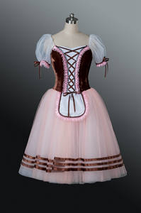 Nueva falda de tul de baile profesional Ballet pomposo traje de Lago de los cisnes tutú de manga hinchada - Product Image 4