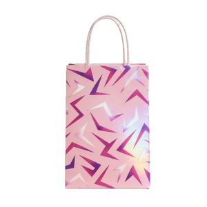<span class=keywords><strong>Sac</strong></span> en papier kraft d'anniversaire à thème KPOP, motif éclairs et poudre violette, thème Sorcière <span class=keywords><strong>de</strong></span> la chasse aux explosions transfrontalières, cadeau <span class=keywords><strong>de</strong></span> groupe - Product Image 5