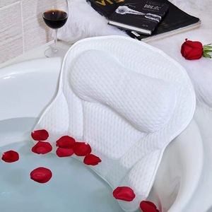 Silkena Ergonomic <b>Bathtub</b> <b>Pillow</b> Head Neck Support Bath Cushion - Product Image 3