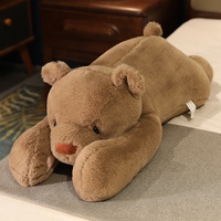 Oreiller long en peluche douce en forme de panda, adorable animal en peluche, coussin à câliner pour enfants et adultes, pour dormir, décorer le lit ou le canapé, cadeau