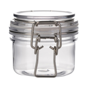 Pot en plastique à large ouverture de 120 ml (4 oz) étanche, bidon en PET étanche avec couvercles à charnière pour le stockage hermétique du café, du thé et des épices - Product Image 4