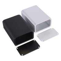 Boîtier de projet en aluminium, boîtier électronique, boîtier personnalisé pour alimentation électrique, amplificateur de signal, boîtier en aluminium extrudé anodisé