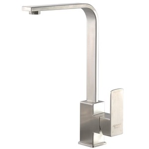 Rubinetto Moderno di Lusso in Acciaio Inox 304, Miscelatore Monocomando per Cucina con Valvola in Ceramica - Product Image 1