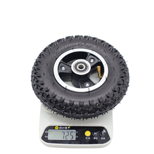 Roue gonflable de 8 pouces 200x50, pneu pneumatique tout-terrain pour trottinette électrique, <span class=keywords><strong>skateboard</strong></span>, vélo - Product Image 4