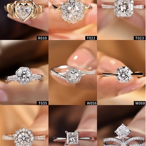 แหวนเพชรเพาะเลี้ยงในห้องปฏิบัติการ Qingling Jewelry พร้อมใบรับรอง IGI ทองคำแท้ 18K น้ำหนัก 1-5 กะรัต แหวนหมั้นสำหรับผู้หญิง - Product Image 4