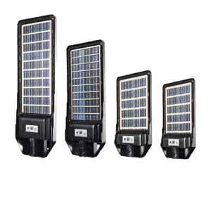 JENSJ-FT IP69 étanche 400W tout en un réverbère solaire avec une nouvelle technique a mené la conception de panneau solaire double face pour la rue