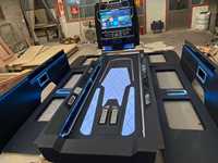 Kits d'aménagement intérieur de luxe Sprinter, cloison, sièges arrière VIP avec table, siège-canapé avec écran tactile pour Mercedes-Benz Sprinter W907