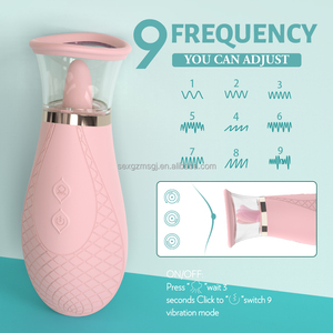 Vibrateur féminin OEM en dropshipping, jouet de stimulation par succion pour le clitoris et les mamelons, effet de léchage de langue - Product Image 2