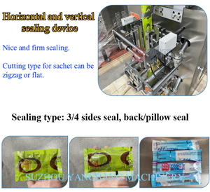Machine <span class=keywords><strong>de</strong></span> remplissage et d'emballage verticale automatique pour sachets <span class=keywords><strong>de</strong></span> 20g <span class=keywords><strong>de</strong></span> sauce ketchup, miel, gelée <span class=keywords><strong>de</strong></span> fruits et liquides en stick - Product Image 5