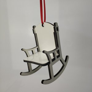 White Plain MDF Blank Sublimation <strong>Memorial</strong> <strong>Bench</strong> With Custom logo Size Ornaments - Product Image 6