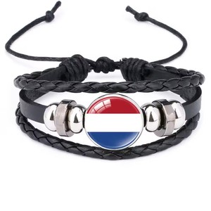 Bracelet tissé à la main avec drapeau du <span class=keywords><strong>Mexique</strong></span>, prix de gros, souvenir de <span class=keywords><strong>voyage</strong></span> polyvalent, cadeau de vacances, personnalisable - Product Image 2