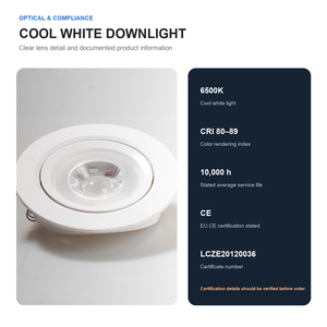 Éclairage intérieur pour la maison, <span class=keywords><strong>spot</strong></span> encastré au plafond réglable, 3w 5w 7w SMD, <span class=keywords><strong>spot</strong></span> encastré rond carré, downlight <span class=keywords><strong>LED</strong></span> - Product Image 5