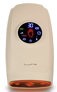 Touchscreen massaggiatore mano Cordless 6 livelli di pressione punto terapia con vibrazione e calore del prodotto per massaggio del palmo della mano - Product Image 5