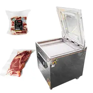 chamber vacuum sealer 220 / chamber vacuum sealer for chicken / concave vacuum packing machine