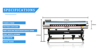 Impresora de Inyección de Tinta para Exteriores, Plotter, Máquina de Impresión de Vinilo y Adhesivos, 1.3m 1.6m 1.8m, Multifuncional, Producto Popular 2019, Modelo S2000 240