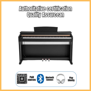 KM Piano numérique <span class=keywords><strong>lourd</strong></span> à 88 touches, <span class=keywords><strong>clavier</strong></span> électronique pleine grandeur avec réponse tactile, <span class=keywords><strong>MIDI</strong></span>, Bluetooth - Product Image 2