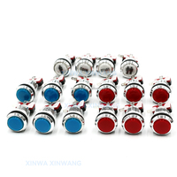 Boutons poussoirs chromés 33mm avec micro-interrupteur LED 12V pour machines de jeu d'arcade Jamma et Jamma à jetons Kit de retard zéro