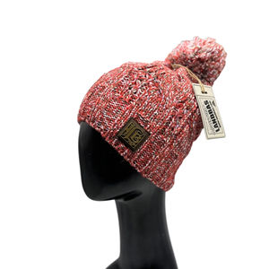 LANDBAS Custom Plain Knit & Cable Pattern Casual Winter <b>Beanie</b> for <b>Women</b> Adults 56-58cm Ski Use - Product Image 1