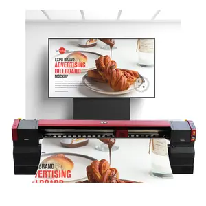 Hochpräzisions-3200MM großformatiger automatischer Tintenstrahldrucker Banner-großer Drucker für i3200 Eco Solvent Digital-Tintenstrahldrucker