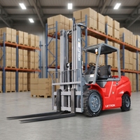 Forklift Baterai Lithium-Ion Liftron CPD30L dengan Ban Solid Penggerak Roda Depan Panjang Garpu 1070mm