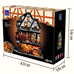 <span class=keywords><strong>Pantasy</strong></span> 85049 2026 Neues MOC Straßenansicht-Haus Lehrreiches Montagemodell Spielzeug Ornament Geschenk für Jungen 3246 Teile Baustein-Sets - Product Image 6