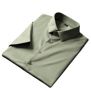 <span class=keywords><strong>Chemise</strong></span> décontractée pour homme DP 100% <span class=keywords><strong>coton</strong></span>, prête à porter, séchage rapide, respirante, <span class=keywords><strong>sans</strong></span> <span class=keywords><strong>repassage</strong></span>, pour le printemps - Product Image 3