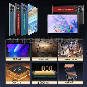 New Arrival <span class=keywords><strong>Tablet</strong></span> PC tùy chỉnh 8GB + 128GB Octa core Dual Sim máy tính bảng 10.1 inch mini máy tính xách tay máy tính xách tay điện thoại máy tính bảng PC - Product Image 2