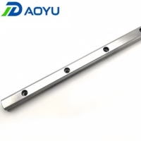 Bloque de Rodamiento Lineal Cuadrado HGR15 HGR20 de Fábrica, Acero S55C Tratado Térmicamente, Riel Deslizante CNC EGH15 EGH20, Longitud Personalizada
