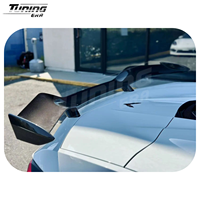 Kit de conversion de voiture Aileron de style Z06 en fibre de carbone véritable pour Chevrolet Corvette C8 2019+ Ajustement parfait pour la voiture