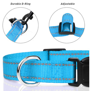 <span class=keywords><strong>Collar</strong></span> Ajustable Clásico para Mascotas Pequeñas, Collares Reflectantes de Nailon para Perros con Hebilla de Liberación Rápida para Cachorros - Product Image 2