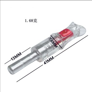 2024 nouveau LED flèche encoches chaîne automatiquement éclairée en fibre de verre carbone flèche 6.2/5.2/7.6mm encoches chasse nocturne Anti - Product Image 5