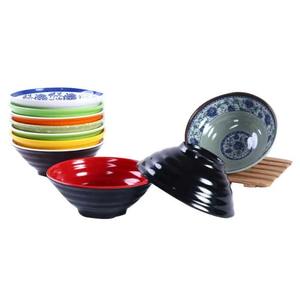 ชามบะหมี่กึ่งยาวแบบญี่ปุ่นชามเมเนียพอร์ซเลนสำหรับใช้ในเชิงพาณิชย์ชามพลาสติกเส้นก๋วยเตี๋ยวขนาดใหญ่สำหรับเสิร์ฟก๋วยเตี๋ยวข้าว - Product Image 6