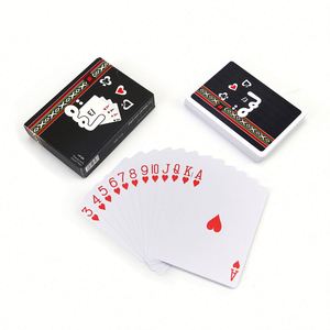 Factory Wholesale Custom Printed Sets Waterproof Plastic <b>Playing</b> Portable Poker <b>Cards</b> - Product Image 5
